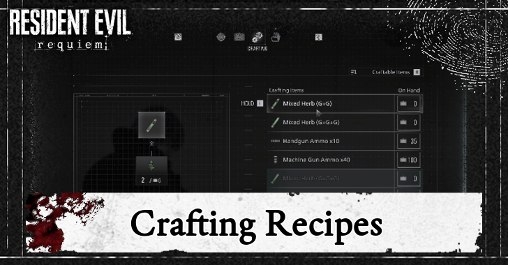 Crafting Recipes