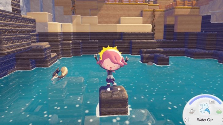 Stuck in the middle of the water