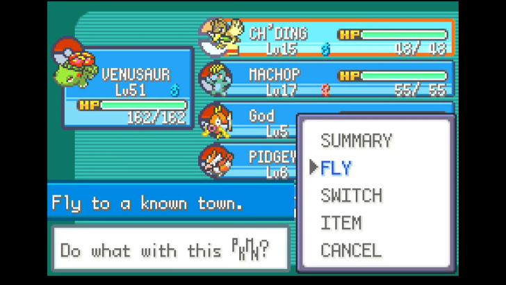 Use Fly From the Party Screen