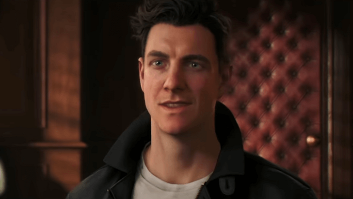 A close-up of James Bond