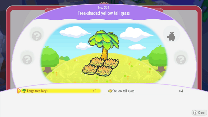 Tree-Shaded Yellow Tall Grass