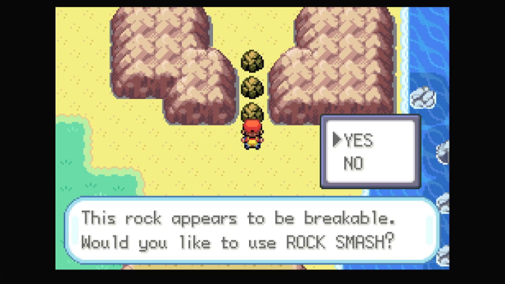 Rock Smash to Get Rid of Small Rocks