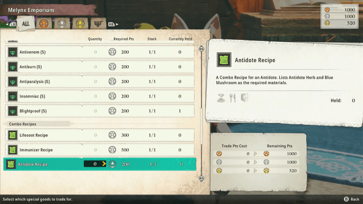 Purchase Recipes from the Melynx Emporium