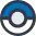Blue Poke Ball Icon