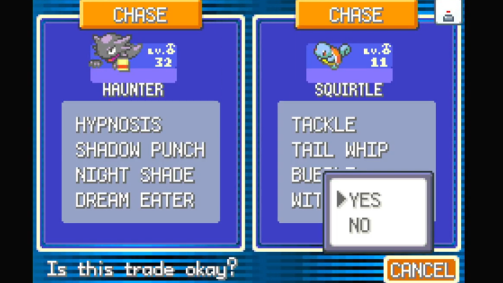 Trading Starter Pokemon