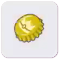 Gold Bottle Cap