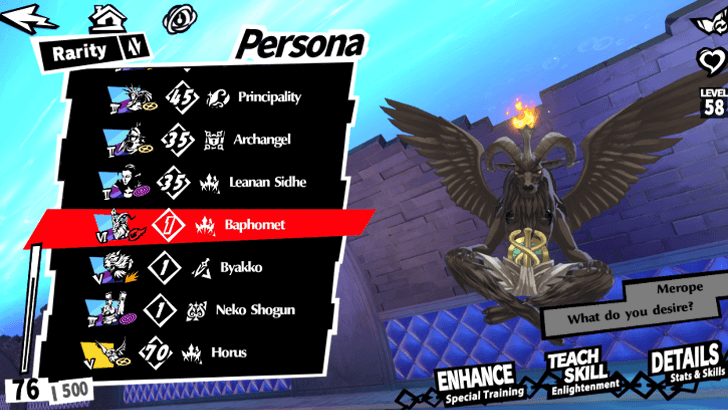 Skill Cards -  Select the Persona