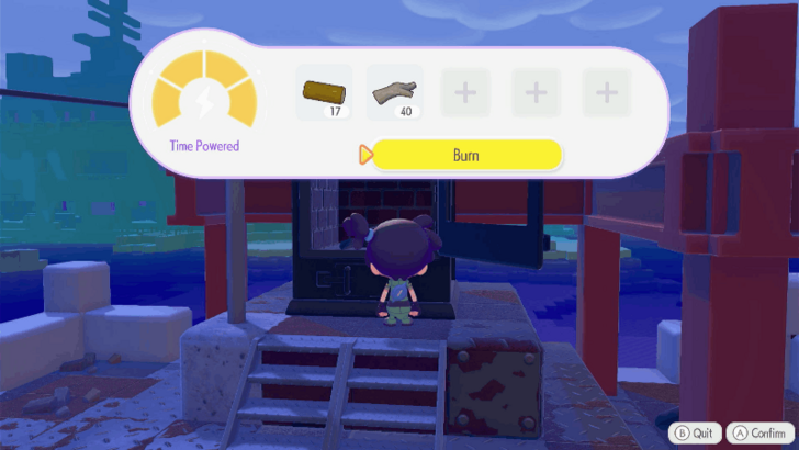 Add Lumber and Sturdy Sticks in the Furnace