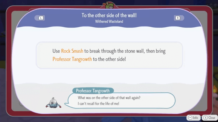 To the other side of the wall