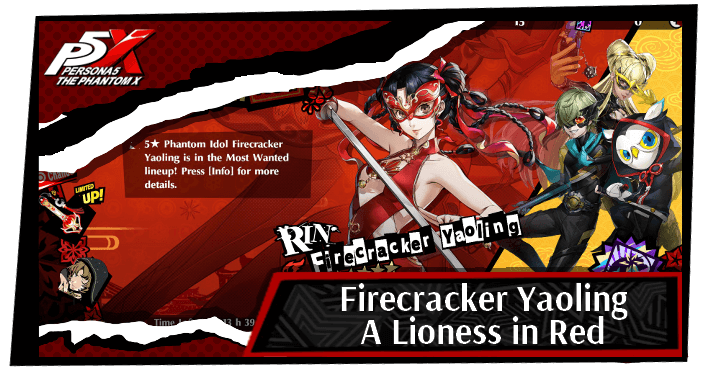Persona 5 The Phantom X A Lioness in Red