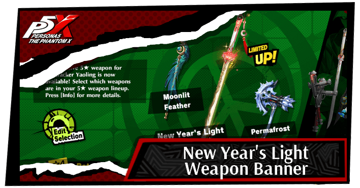 Persona 5 The Phantom X New Year