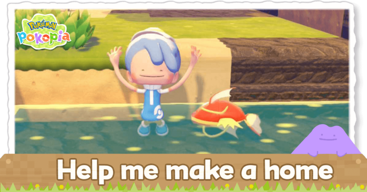 Pokemon Pokopia - Help me make a home (Magikarp)