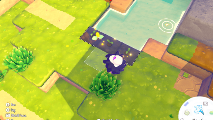 Have a Pokemon Use Grow on the Plants