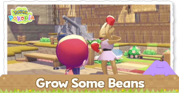 Pokemon Pokopia - Grow some beans