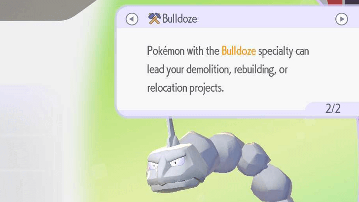 Onix with Bulldoze