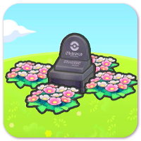 Grave with flowers