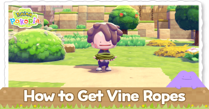 Pokemon Pokopia How to Get Vine Ropes