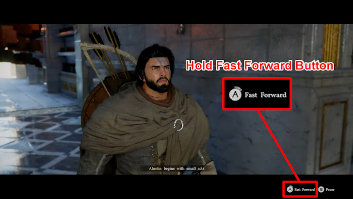 Fast Forward Button Location