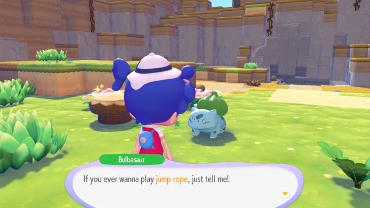 Pokemon Pokopia - Befriend Bulbasaur