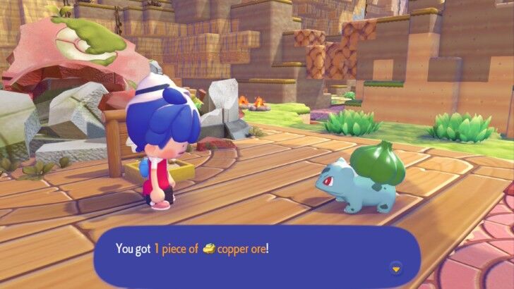 Pokemon Pokopia - Receive Copper Ore