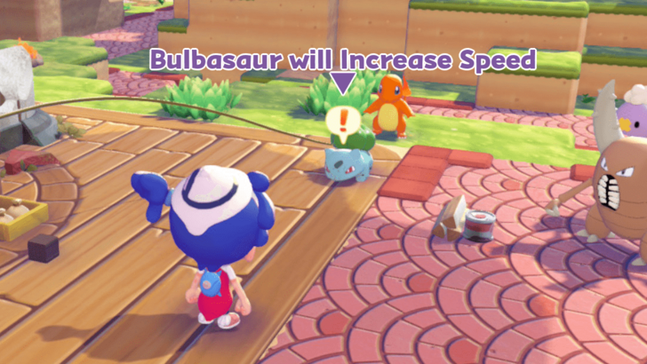Pokemon Pokopia - Bulbasaur will increase speed