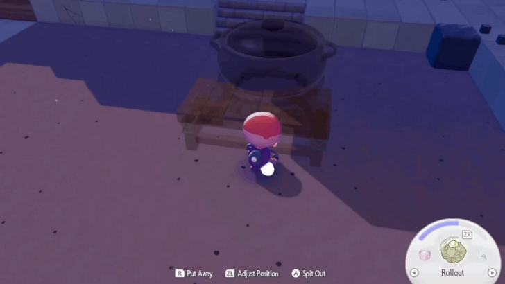 Placing the Party Cooking Pot