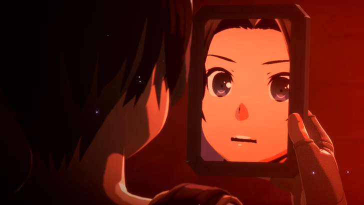 Echoes of Aincrad Player Looking At A Mirror