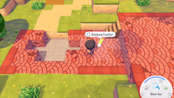 Rainbow Feather Drop