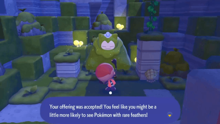 Offer Food to Mosslax