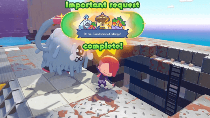 Do the… Team Initiation Challenge Postgame Complete