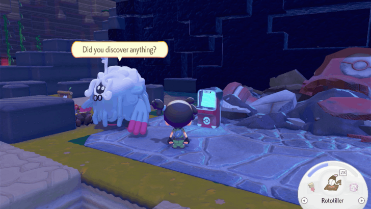 Talk to Professor Tangrowth after restoring the PC