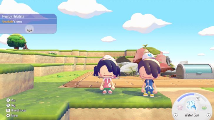 Playing With GameShare in Palette Town