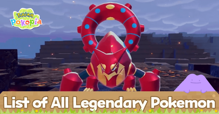 Pokemon Pokopia - List of All Legendary Pokemon