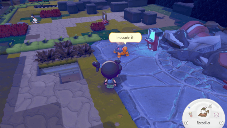 Talk to Torkoal once it arrives to the Pokemon Center