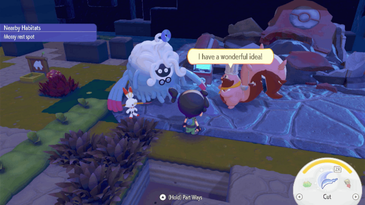 Talk to Chef Dente in front of the Pokemon Center