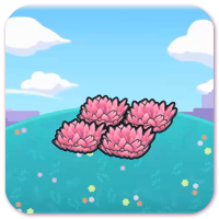 Elevated pink tall grass