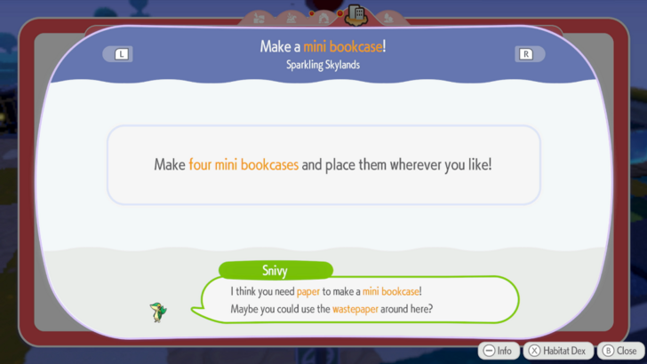 Pokemon Pokopia - Paper Requests