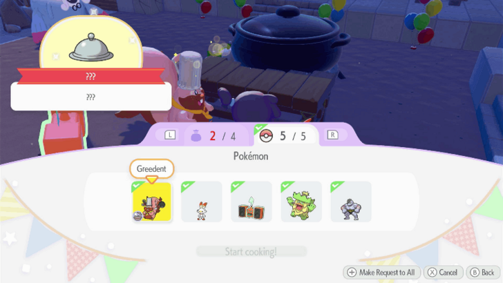 Bring 5 Pokemon to Help