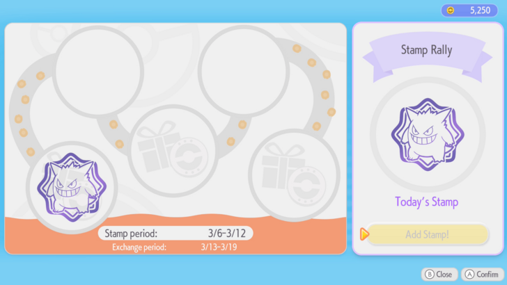 Stamp Card Issued Every Friday