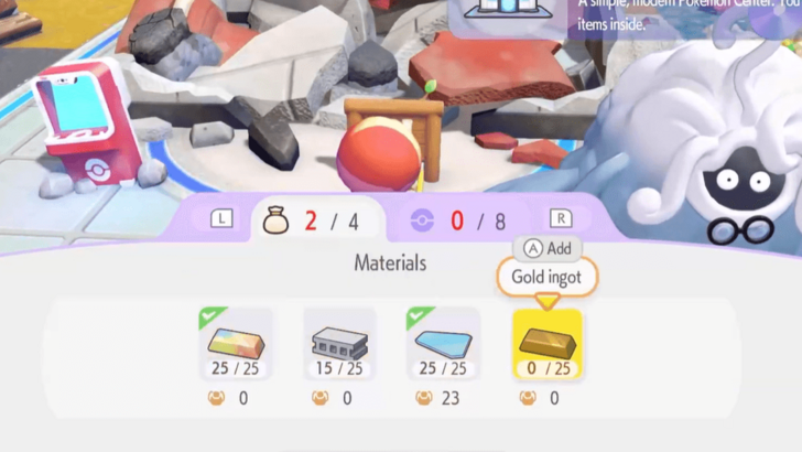 Building Material for Pokemon Center