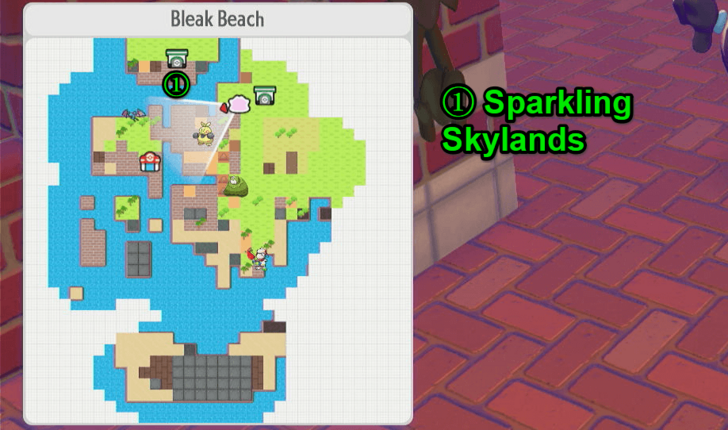 Sparkling Skylands Location