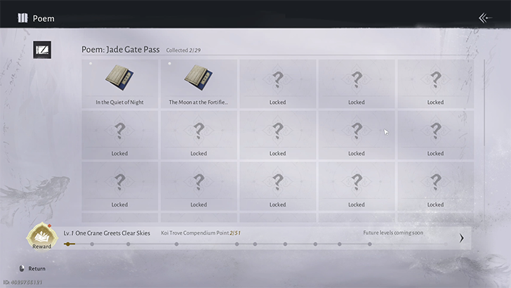 Open the Poem Collection in the Compendium