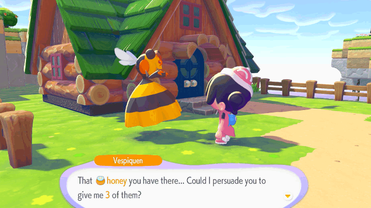 Pokopia - Trade 3x Honey with Vespiquen