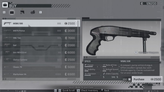 MSBG 500 can be purchased in the supply crate