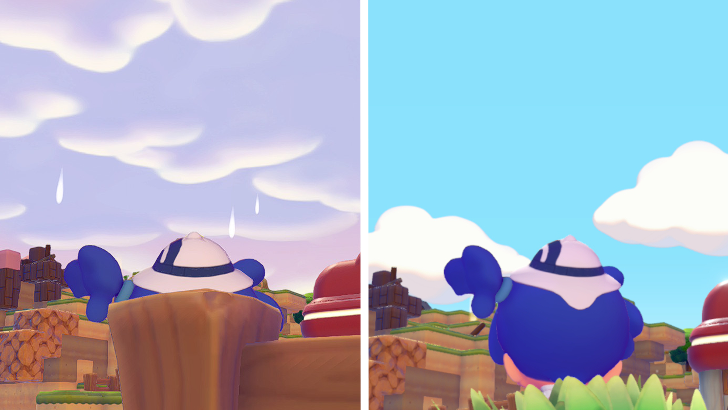 Pokemon Pokopia - Rainy or Sunny