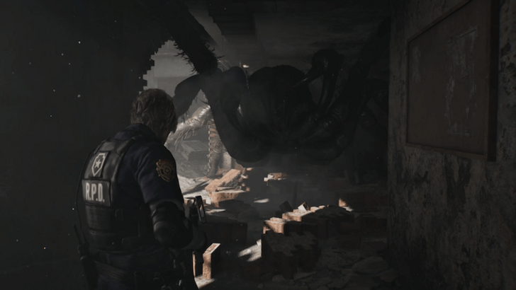 Spider Smashes Through Wall