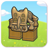 Shield Fossil display