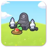 Creepy grave offering