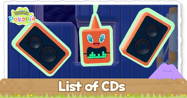 Pokemon Pokopia - List of CDs