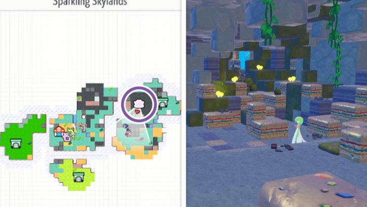 Sparkling Skylands Pokemetal Location